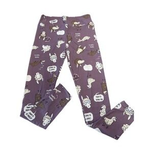 Os Lularoe LEGGINGS Llama  Spanish words fits 2/10 Rare